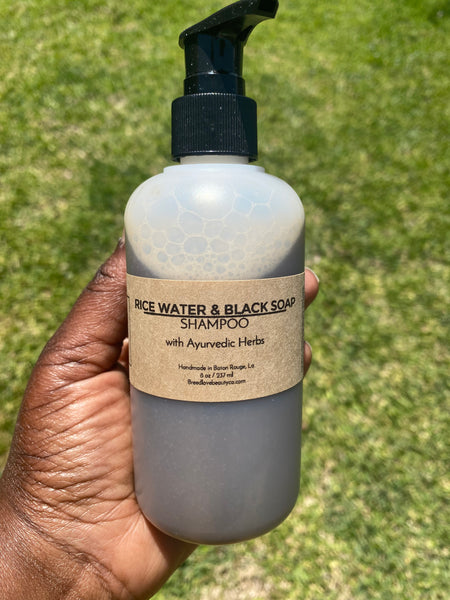 Rice Water and Black Soap Shampoo